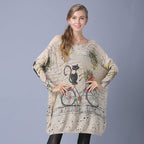Knitted Long Sleeve Pullover Sweater Top | Streetwear