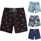 Men's Shark Print Swim Trunks