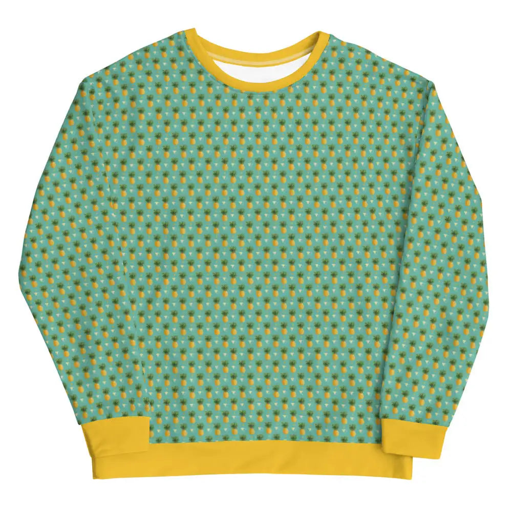Women's Tropical Pineapple Print Sweatshirt | Streetwear