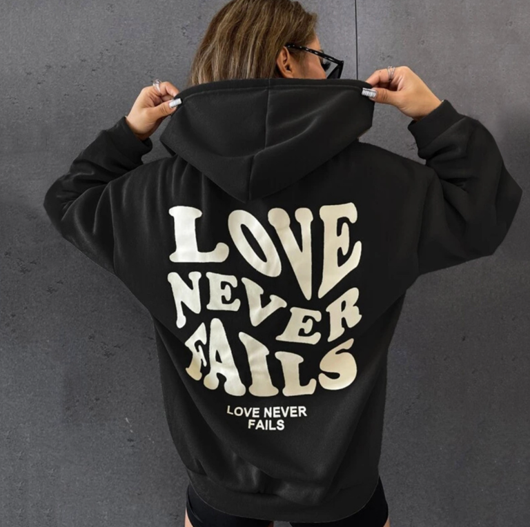 European American Ladies Printed Pullover Sweater | Streetwear