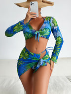 Mingyi 2024 Fashionable Colorful Print Bikini Set