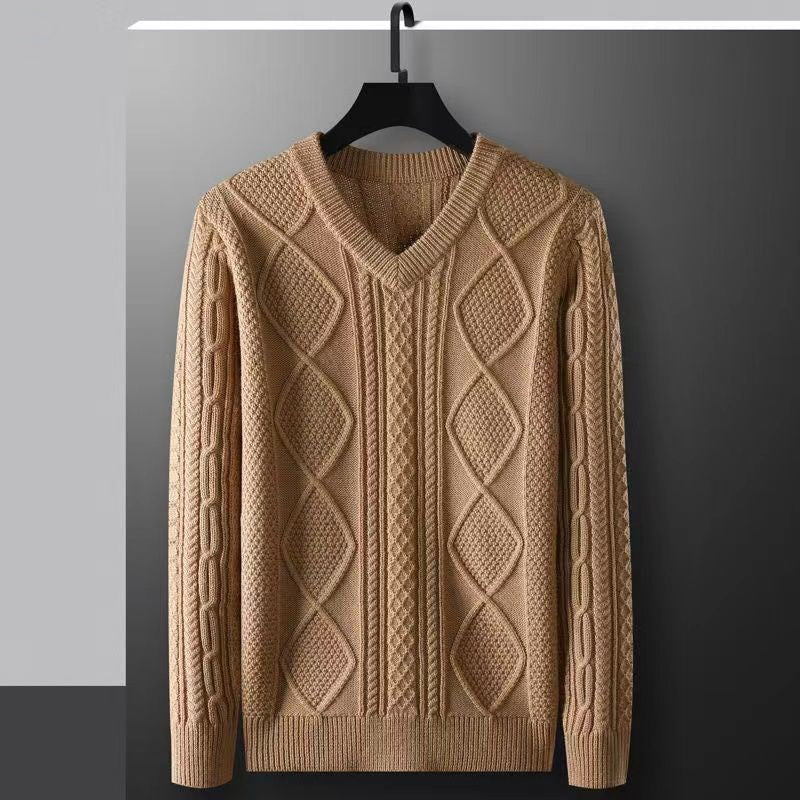 Men's Thick Thermal Base Layer Sweater