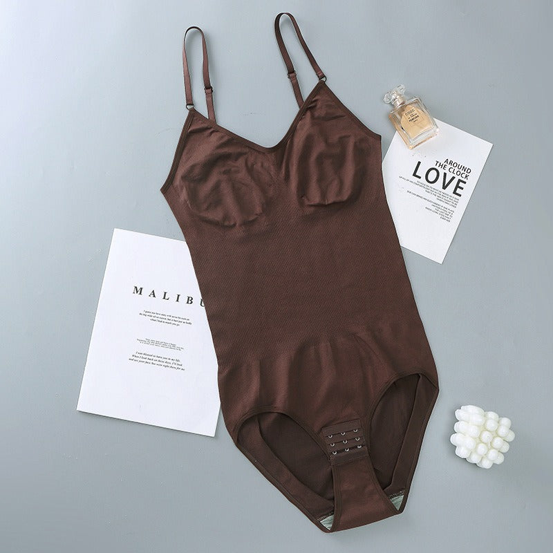 Plus Size Postpartum Hip Lifting Shapewear Bodysuit