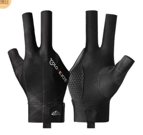 Adjustable Open Finger Billiard Gloves for Training (One)