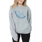 Women's Retro Crew Neck Athletic Sweater