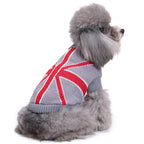 Christmas Snowflake High Neck Dog Sweater for Pets