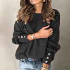 Vintage Casual Women’s Turtleneck Sweater - Long Sleeve