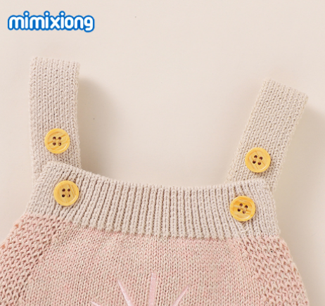 Autumn New Baby Sunflower Embroidery Romper Bodysuit