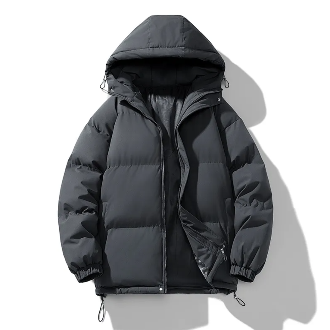 Men's Padded Hoodie Jacket | Streetwear