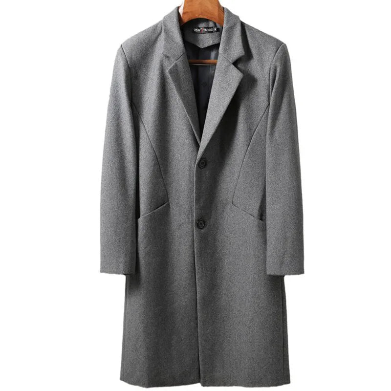 Men's High-Quality Slim Fit Winter Wool Jacket