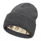Satin Lined Anti Static Warm Wool Hat | Embroidered Cap