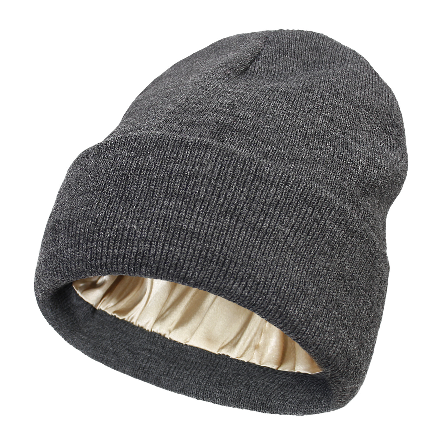 Satin Lined Anti Static Warm Wool Hat | Embroidered Cap