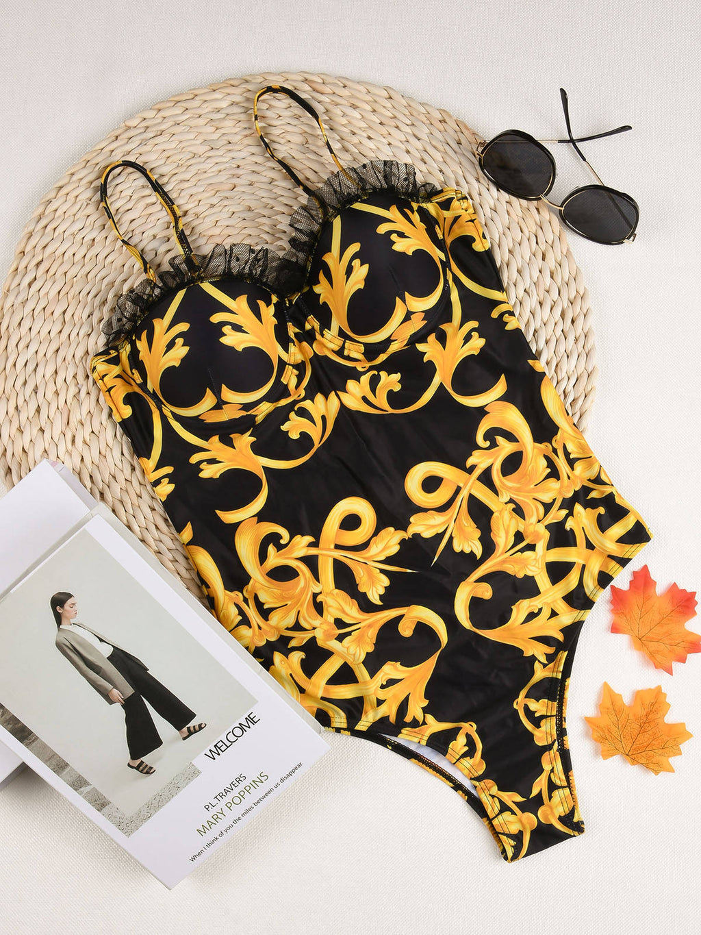 2021 Lace One-Piece Swimsuit for Women C3112