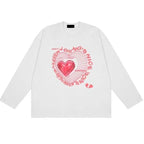 Women's Thin Loose Fit Long Sleeve Love Sweater