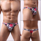 Cartoon Printed U-Convex Moisture-Wicking Thong