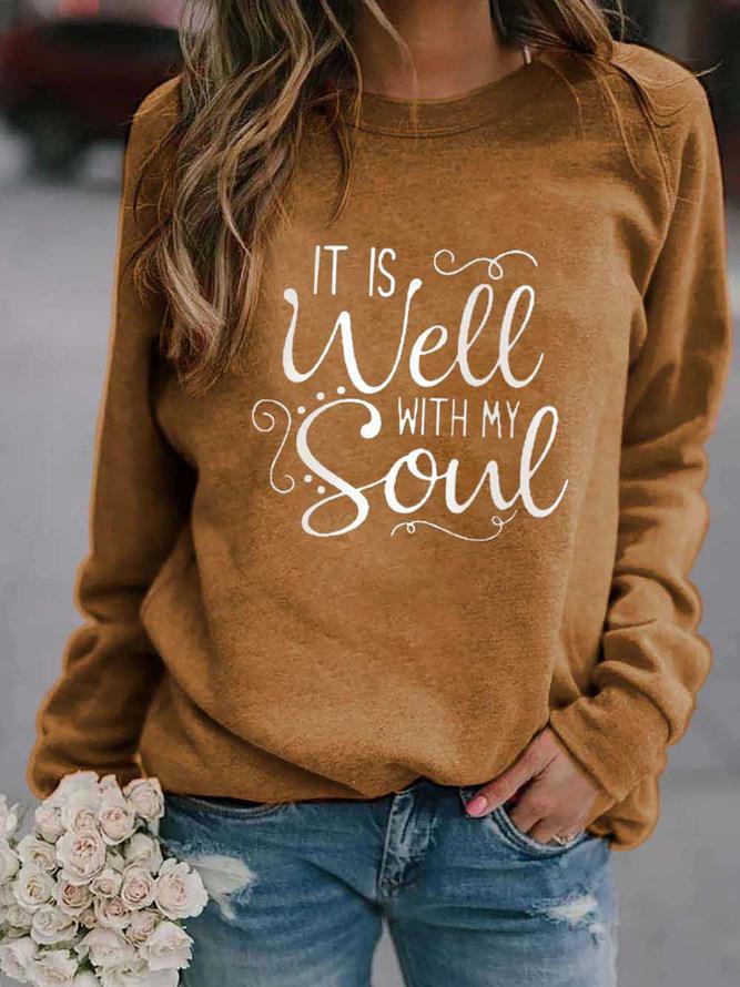 Creative Christmas Loose Fit Round Neck Sweater