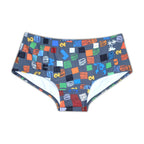 Men's Graffiti Print Swim Briefs
