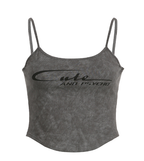 Personalized Slim Fit Sweet Navel Tank Top