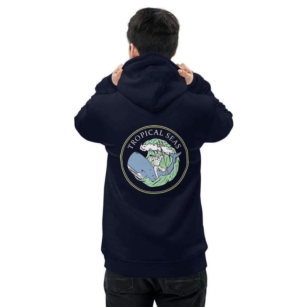 Neptune’s Whale Ride Unisex essential eco hoodie | Streetwear