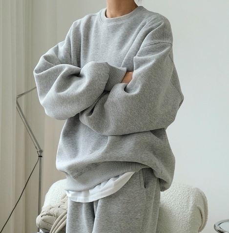 New Spring Korean Solid Color Round Neck Sweater