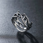 Vintage Jesus Crown of Thorns Titanium Steel Ring