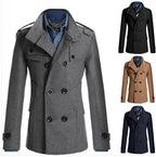 Men's Woolen Coat Jacket