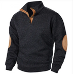 Men's Stand Collar Knitted Cardigan Sweater