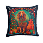 Irish Setter Christmas Throw Pillow