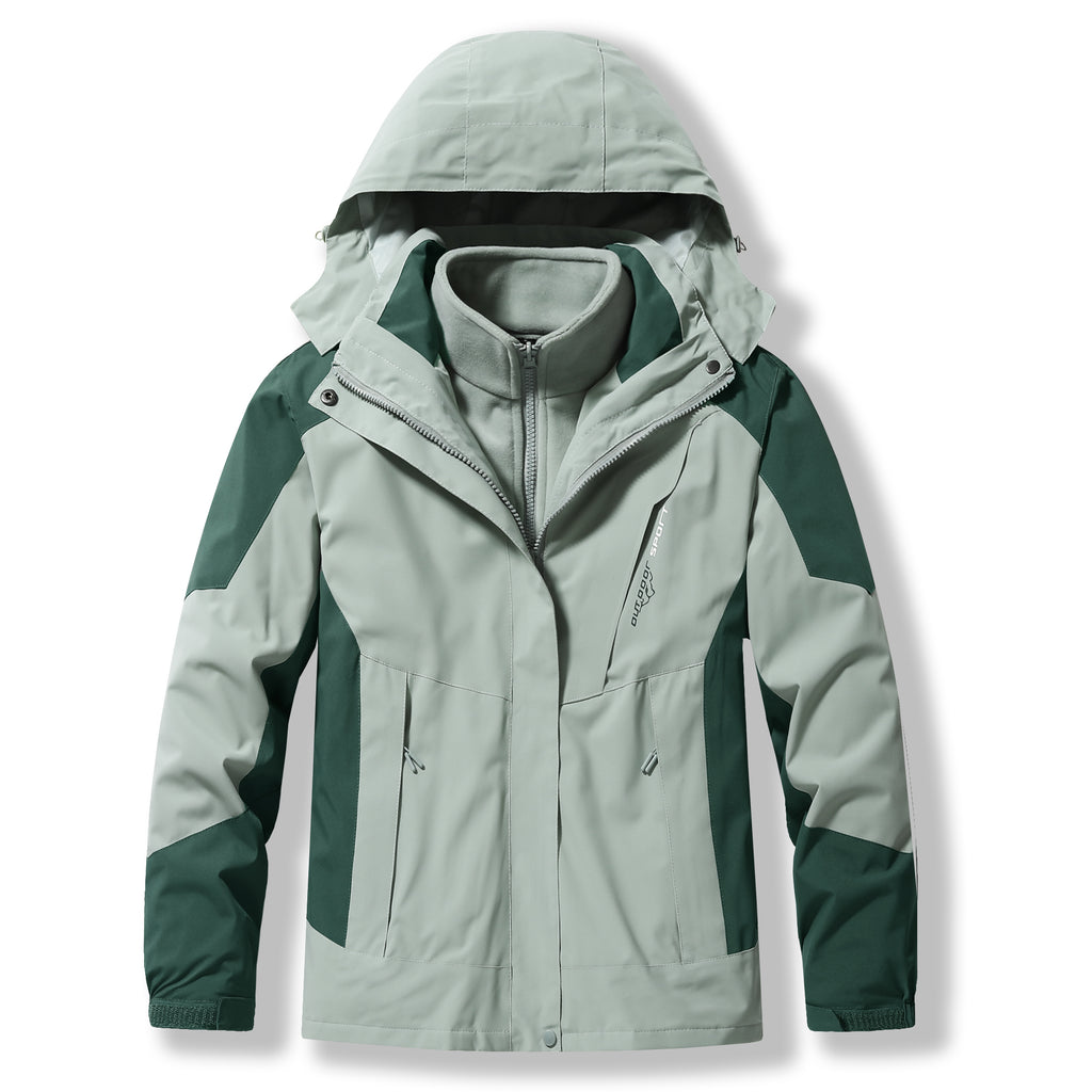 3-in-1 Waterproof Winter Jacket Set for Women