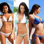 7 European Sequins Bikini - New Split Swimwear