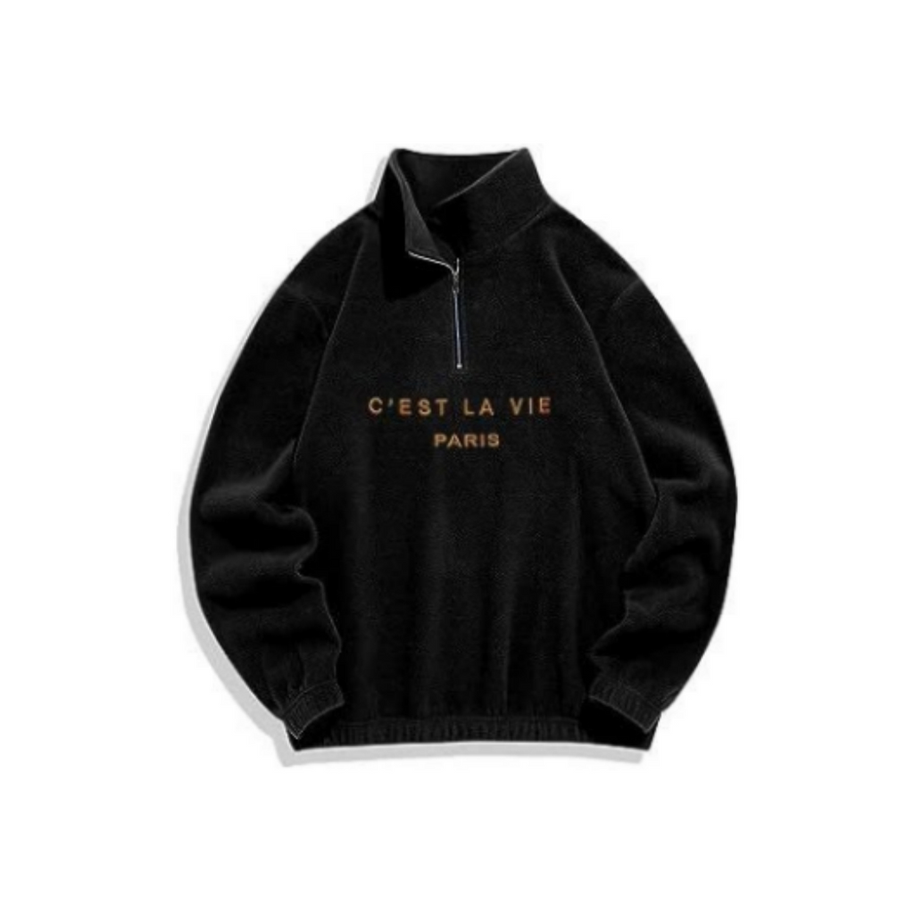 Unisex Fleece Turtleneck Hoodie | Streetwear