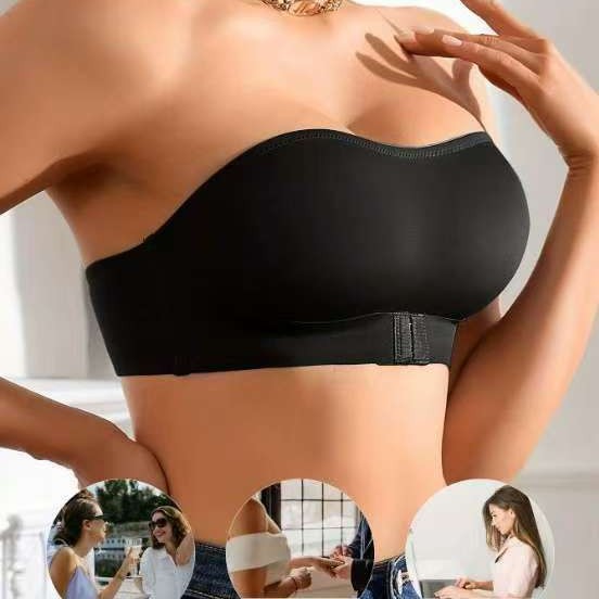 Strapless Front-Hook Bandeau Bra
