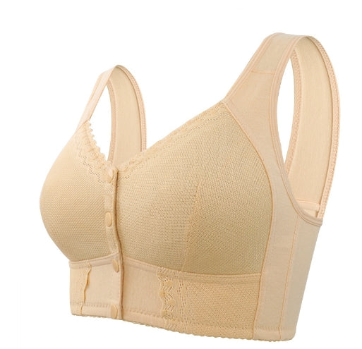 Lace Bra with Front Closure for Older Adults (One Piece)