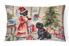 Affenpinscher Christmas Throw Pillow