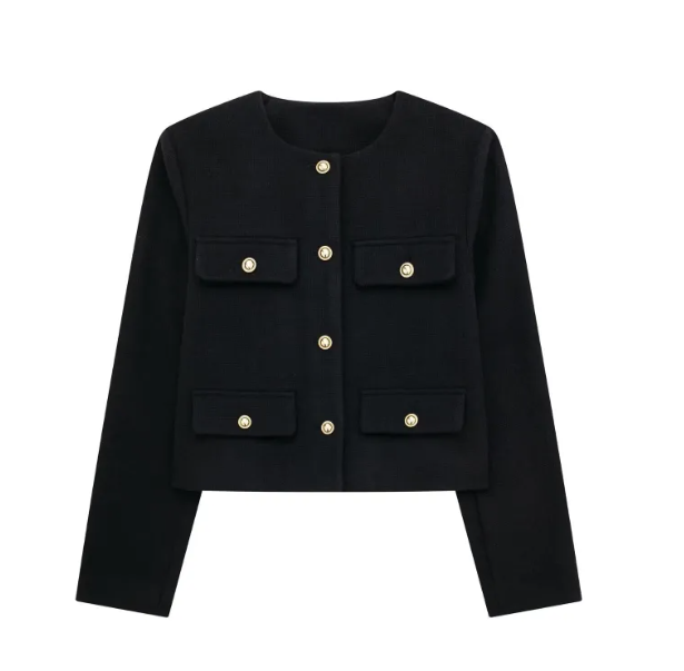 Versatile Flip Trim Short Coat