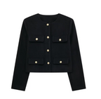 Versatile Flip Trim Short Coat