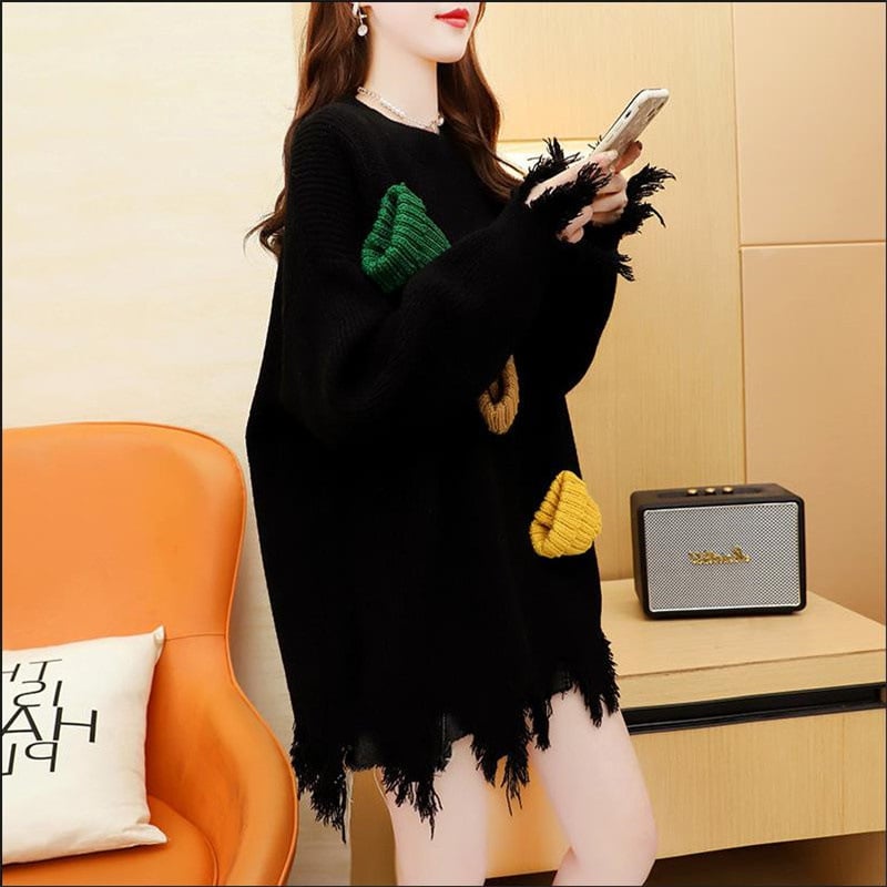 Women's Fashionable Loose Fit Christmas Sweater