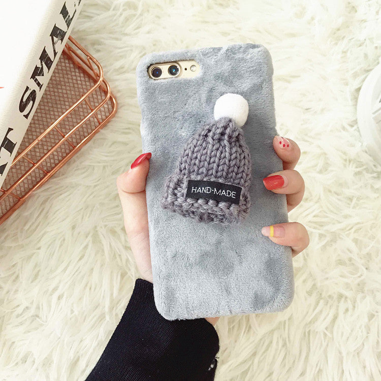 Plush Hat, Phone Case, Christmas Hat | Embroidered Cap