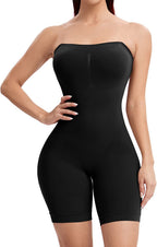 Women's Push Up Support Corset Bodysuit with Detachable Straps