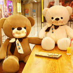 Plush Teddy Bear with Scarf - Customizable Gift | Home Decor