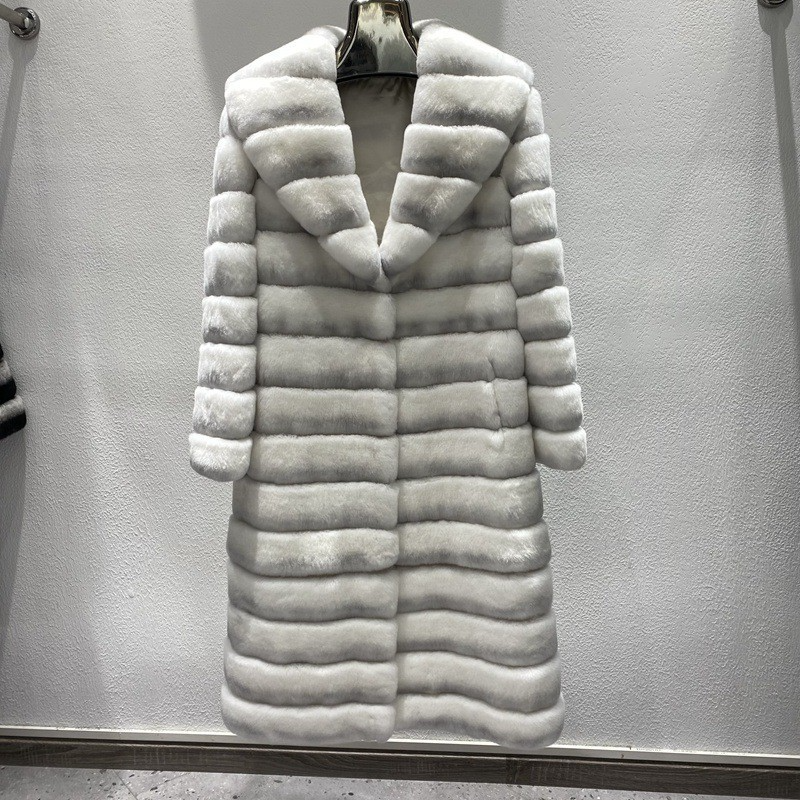 Standing Collar Fur Jacket