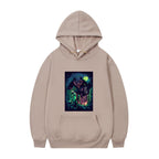 Men's Oversized Anime Monster Print Hoodie - Casual Pullover | Streetwear