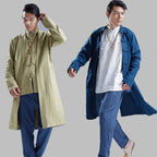 Men's Loose Ramie Casual Windbreaker Jacket