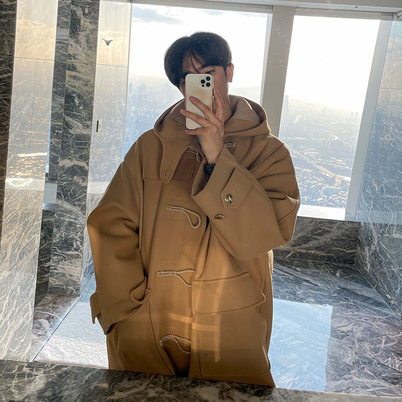 Men's Vintage Medium Long Trench Coat