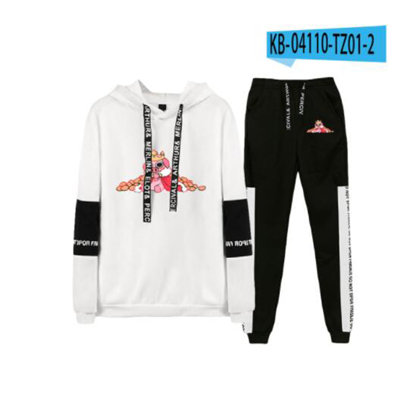 Men's Hooded Tracksuit, Casual Sweatshirt Set (2 Pieces) | Streetwear