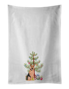 German Shepherd Black and Tan #1 Christmas Kitchen Towel Set of 2