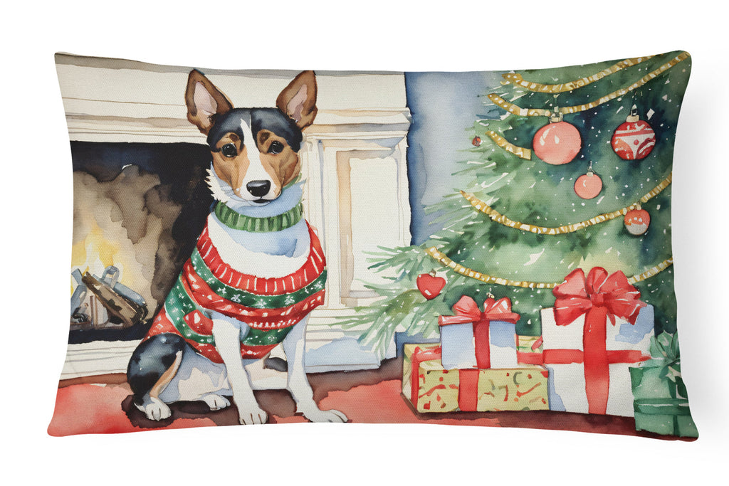 Basenji Christmas Throw Pillow