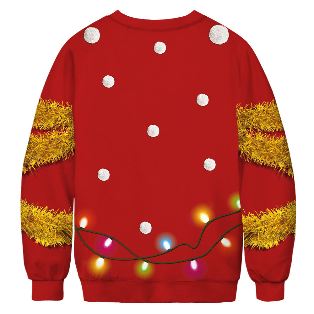 2019 Christmas 3D Digital Print Couple Sweatshirt | Streetwear