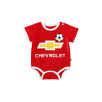 Baby Short Sleeve Soccer Bodysuit for Infants 2018