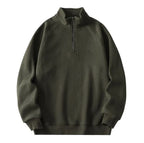 Fashion Stand-collar Fleece Long Sleeve Sweatshirt Winter Warm | Streetwear